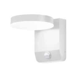 LED-væglampe 9113, sensor, hvid, bredde 16 cm, CCT, IP54