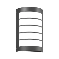 LED-væglampe Aqua Marco Stål antracit Raster Sensor