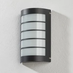 LED-væglampe Aqua Marco Stål antracit Raster Sensor