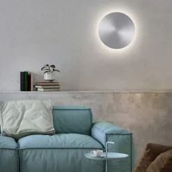 LED-væglampe batteri Puntua Ø 25 cm aluminium