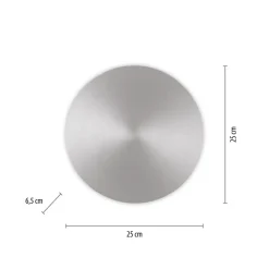 LED-væglampe batteri Puntua Ø 25 cm aluminium