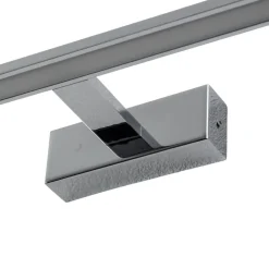 LED-væglampe Gallery kromfarvet metal bredde 41,5 cm IP44