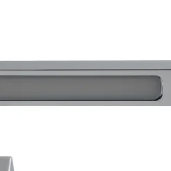 LED-væglampe Gallery kromfarvet metal bredde 41,5 cm IP44