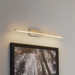 LED-væglampe Miroir 60 cm krom 3000K