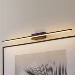 LED-væglampe Miroir 80 cm sort 4000K
