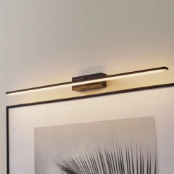 LED-væglampe Miroir 80 cm sort 3000K