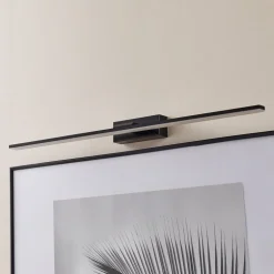 LED-væglampe Miroir 80 cm sort 3000K