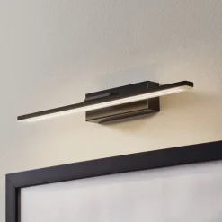 LED-væglampe Miroir 40 cm sort 4000K