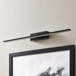 LED-væglampe Miroir 60 cm sort 4000K