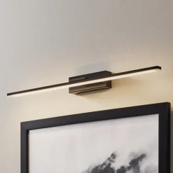 LED-væglampe Miroir 60 cm sort 3000K