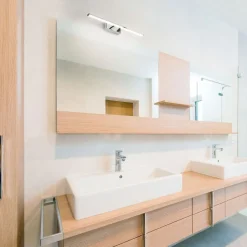 LED-væglampe Nala, krom, bredde 50 cm