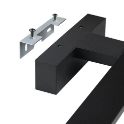 LED-væglampe Pandella 1, længde 60 cm, sort, aluminium