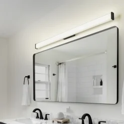 LED-væglampe til badeværelset Alla IP44 120 cm sort