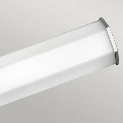 LED-væglampe til badeværelset Facet Dual, krom, 2 lyskilder, bredde 66 cm