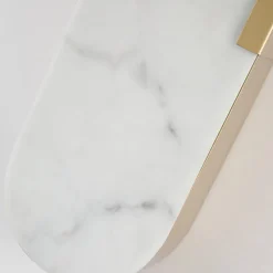 LED-væglampe til badeværelset Opaline Højde 50 cm guldfarvet metal/harpiks