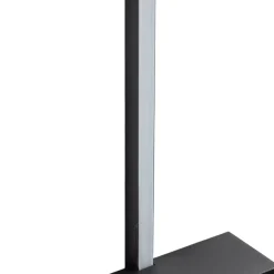 LED-væglampe Vision, højde 30 cm, metal, sort, 3.000 K