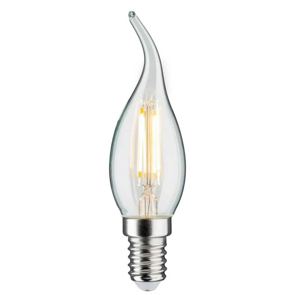 LED-vindstødpære E14 4,8W glødetråd 2.700K klar