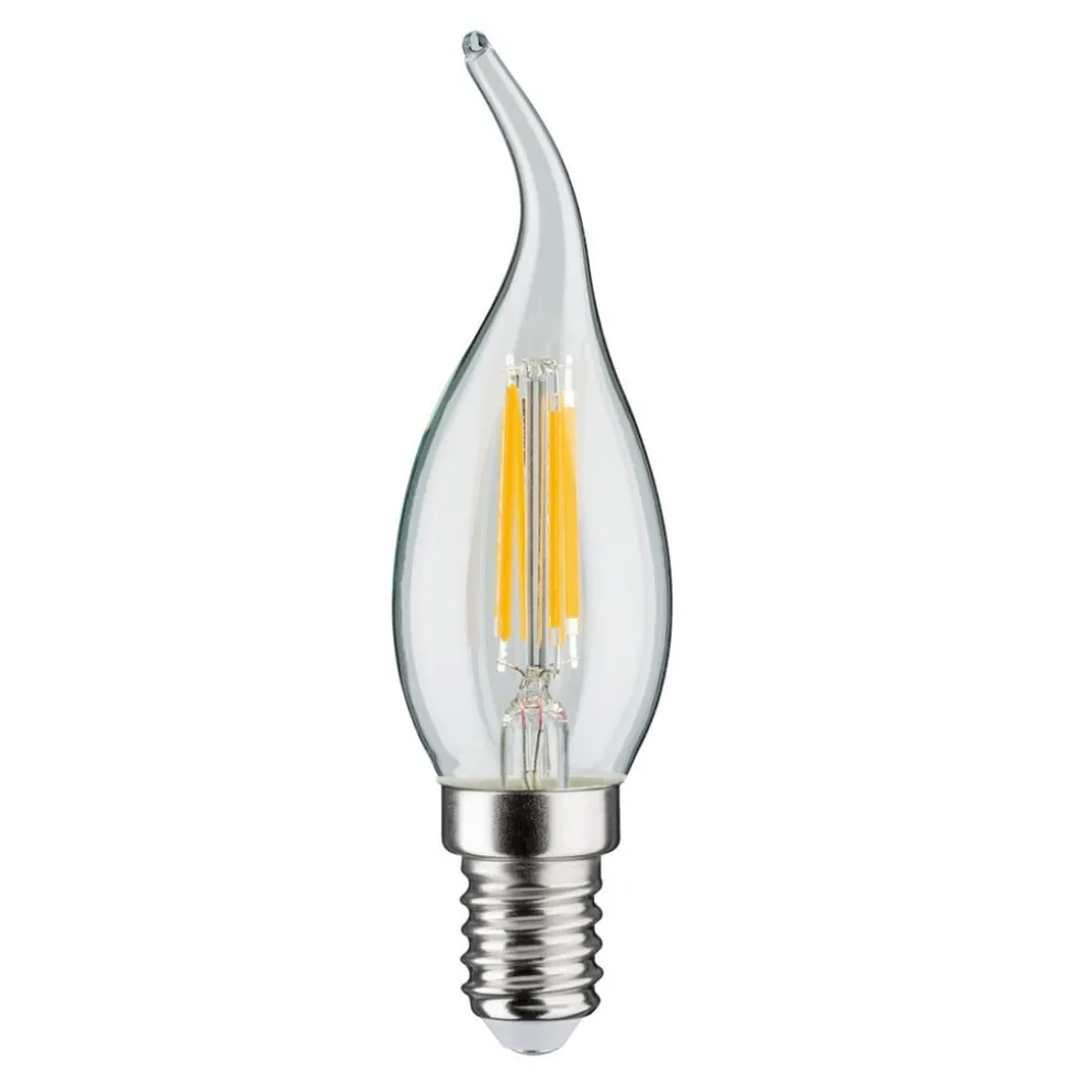 LED-vindstødpære E14 4,8W glødetråd 2.700K klar