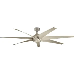 Lehr loftventilator, IP44, antik sølv