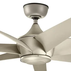 Lehr loftventilator, IP44, antik sølv