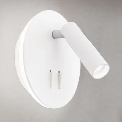 Lenny LED-væglampe med 2 lyskilder, hvid