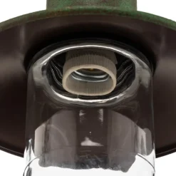 Leonie udendørs væglampe vintagegrøn