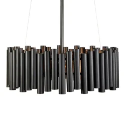 Level hængelampe, sort