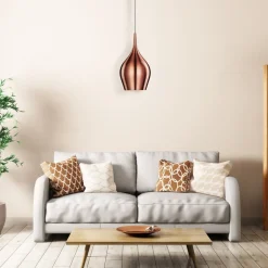 Levende pendel Ø 12 cm, metallic pink