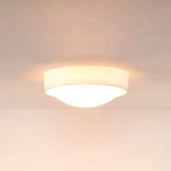 Lex loftlampe, rund, Ø 25 cm, hvid