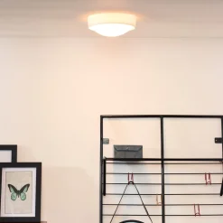 Lex loftlampe, rund, Ø 25 cm, hvid