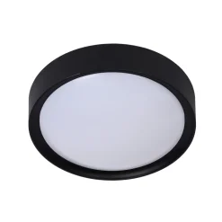 Lex loftlampe, rund, Ø 25 cm, sort