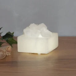 Lille LED-saltkrystalskål Petite