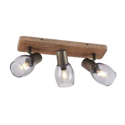 Lindby Ineska loftspot, 3 lyskilder, kantet