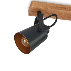 Lindby Kimban loftspot, 5 lyskilder, 106 cm, træ, metal