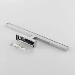 Lindby LED-spejllampe Jukka, 60 cm, krom, metal, IP44