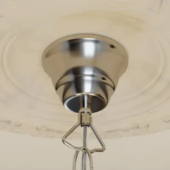 Lindby lysekrone Merida, krom, metal, 5 lyskilder, Ø 52 cm