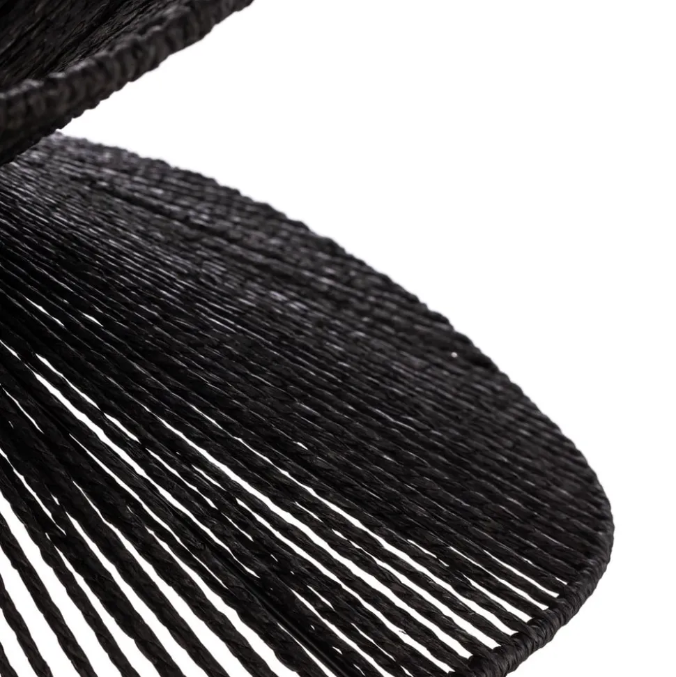 Lindby pendel Valdorin, sort, papir, Ø 40 cm, E27