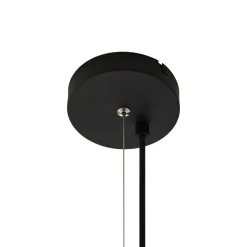 Lindby pendellampe Orliana, Ø 35 cm, ravfarvet, glas