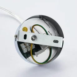 Lindby pendellampe Sina, Ø 35 cm, træ, E27