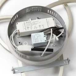 Lindby Smart LED-loftlampe Tula, fjernbetjening, Tuya CCT