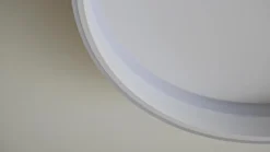 Lindby Smart LED-loftslampe Yasmen, hvid, metal, CCT, Tuya