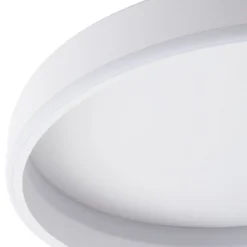 Lindby Smart LED-loftslampe Yasmen, hvid, metal, CCT, Tuya