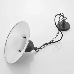 Lindby udendørs hængelampe Roisin, antracit, metal, Ø 32cm