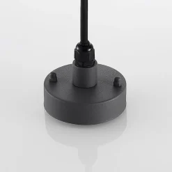 Lindby udendørs hængelampe Filimon, antracit, 22 cm, IP44, E27