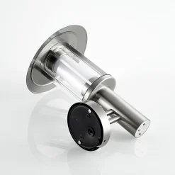 Lindby udendørs LED-væglampe Gregory, sensor, stål, IP44