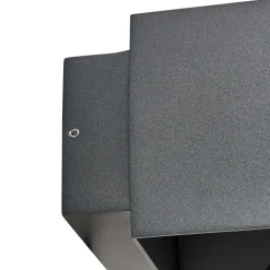 Lindby udendørs LED-væglampe Esani, antracit, op/ned, IP54