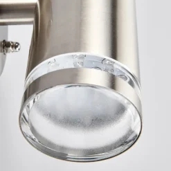 Lindby udendørs LED-væglampe Tiberius, stål, op/ned, IP44