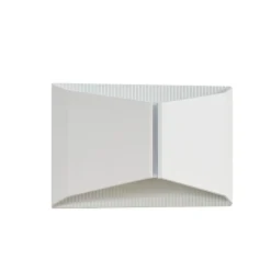 Lindby udendørs LED-væglampe Anlira, hvid, op og ned, IP65