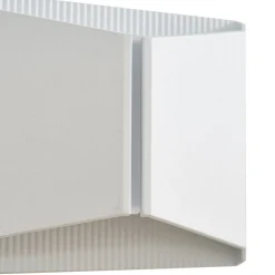 Lindby udendørs LED-væglampe Anlira, hvid, op og ned, IP65