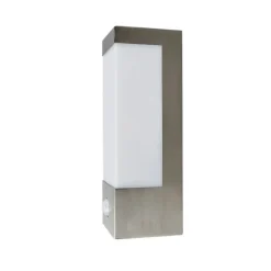 Lindby udendørs LED-væglampe Severina, 25 cm, sensor, stål